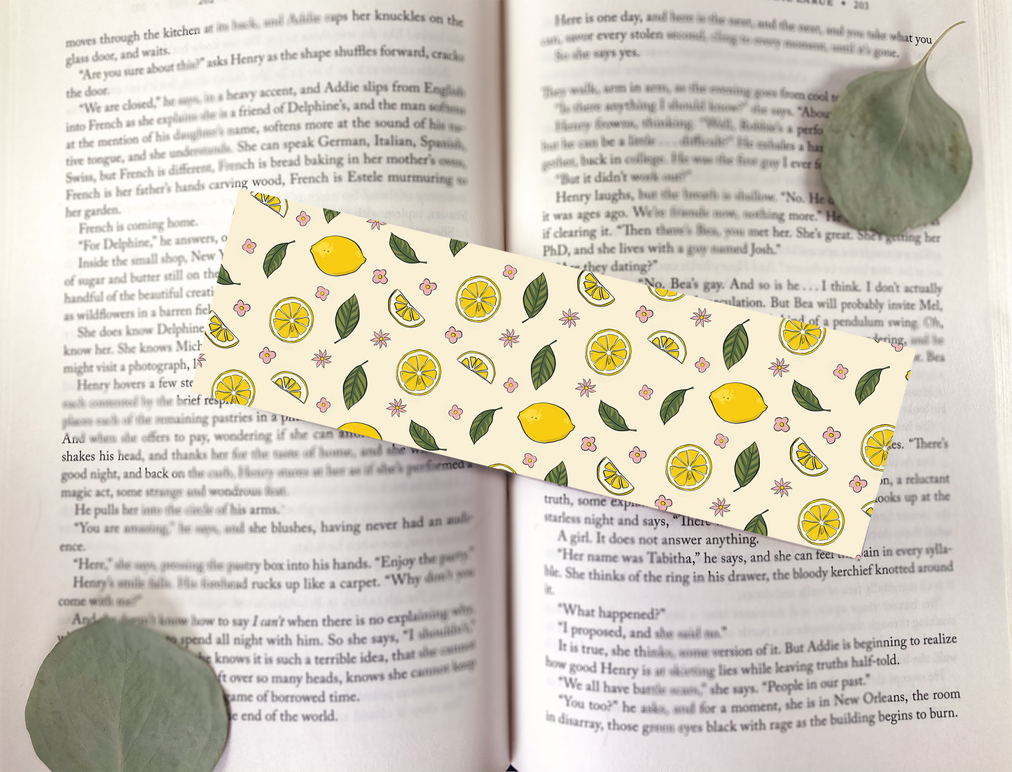 Summertime Lemons Bookmark - 3 options