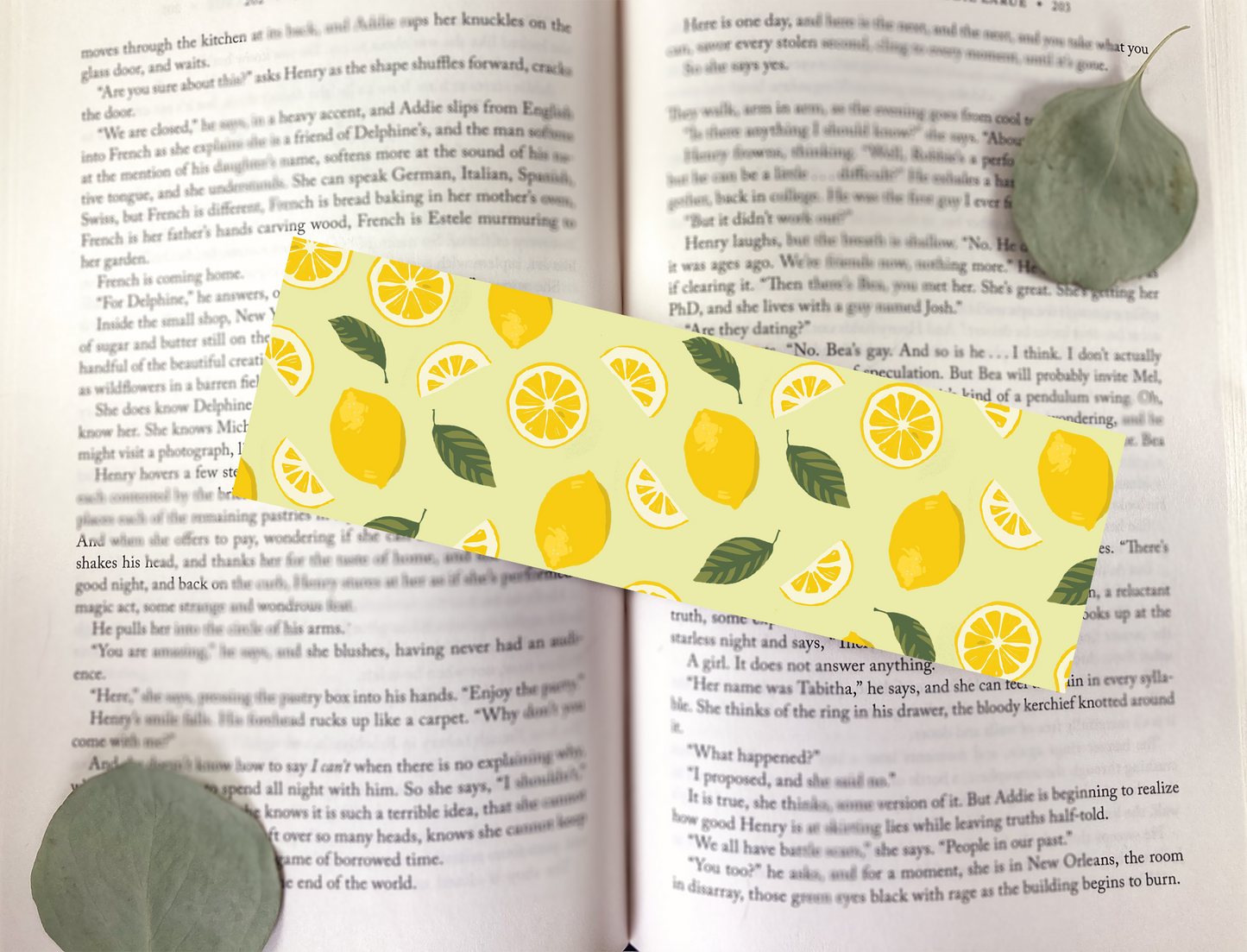 Summertime Lemons Bookmark - 3 options