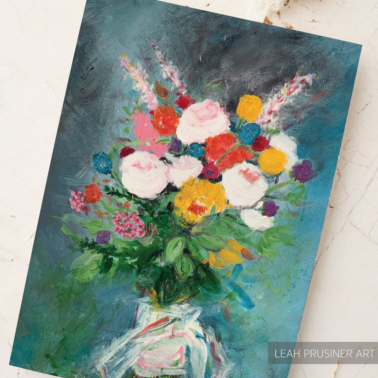 Spring Bouquet Abstract Art Print