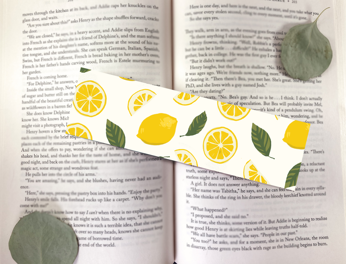 Summertime Lemons Bookmark - 3 options