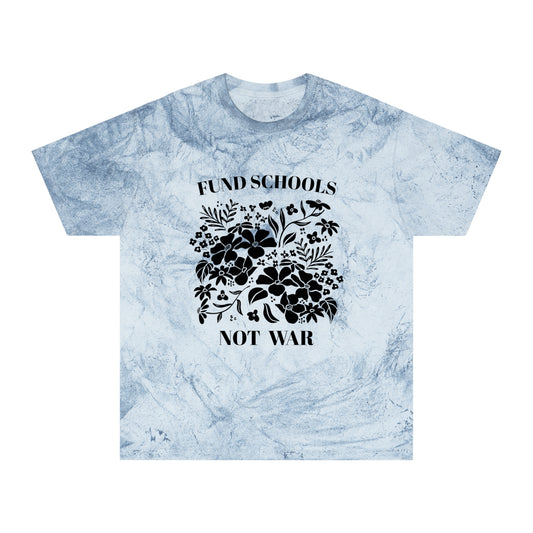 Bold Hand-Drawn Floral Statement T-Shirt Tie Dye